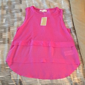 Pink Michael Kors tank - unworn! Tag still ON!